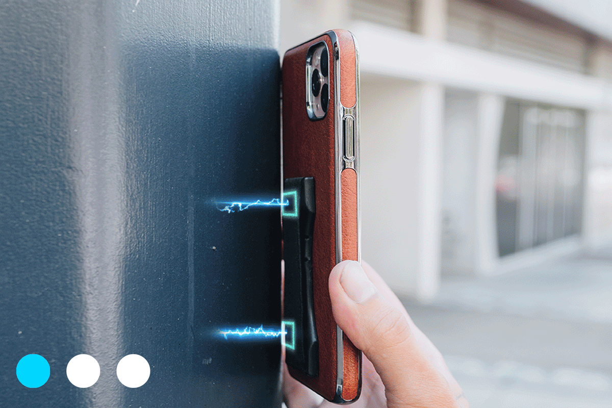 LoveHandle PRO Phone Grip - Silver Glitter