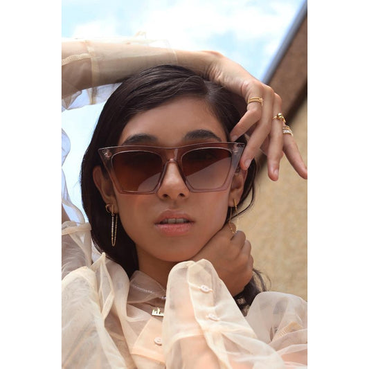 Mulberry and Grand  - Square Cateye Fashion Sunnies - Boutique Exclusive
