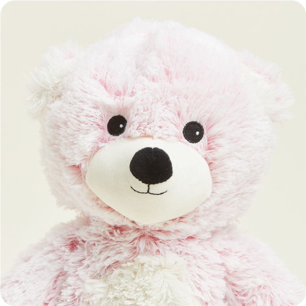 Warmies® Stuffed Animal - Pink Marshmallow Bear