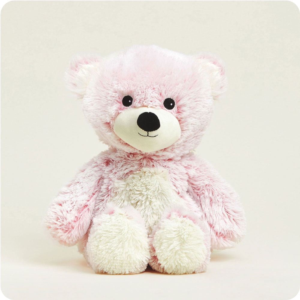 Warmies® Stuffed Animal - Pink Marshmallow Bear