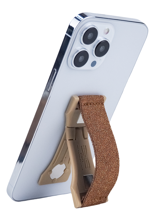 LoveHandle PRO Phone Grip - Bronze Glitter