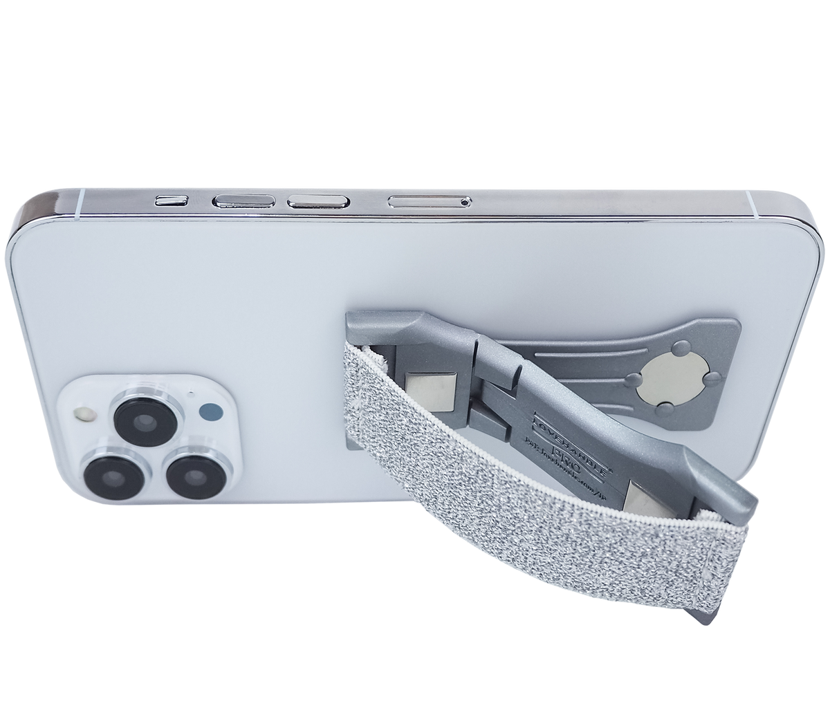 LoveHandle PRO Phone Grip - Silver Glitter