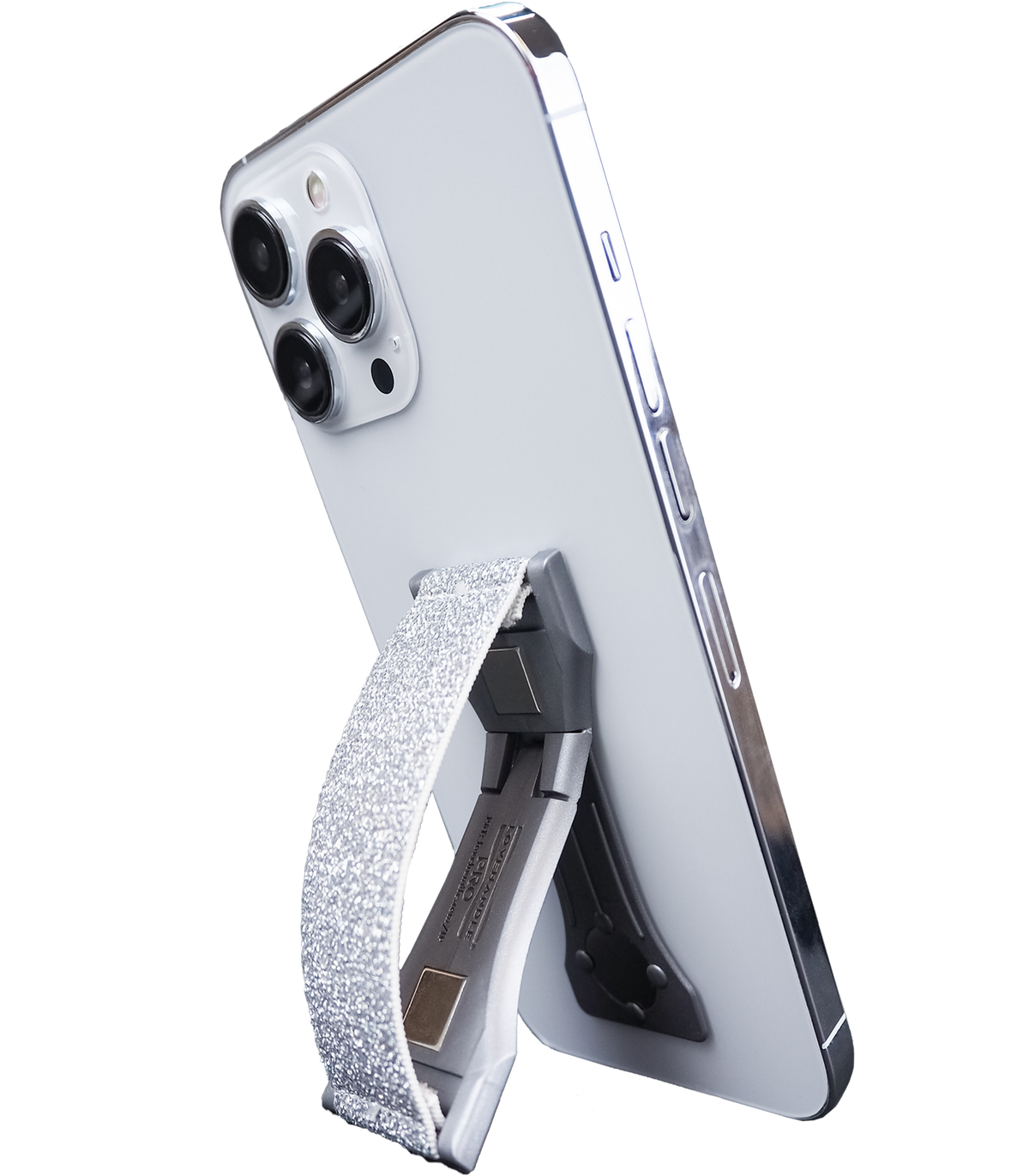 LoveHandle PRO Phone Grip - Silver Glitter