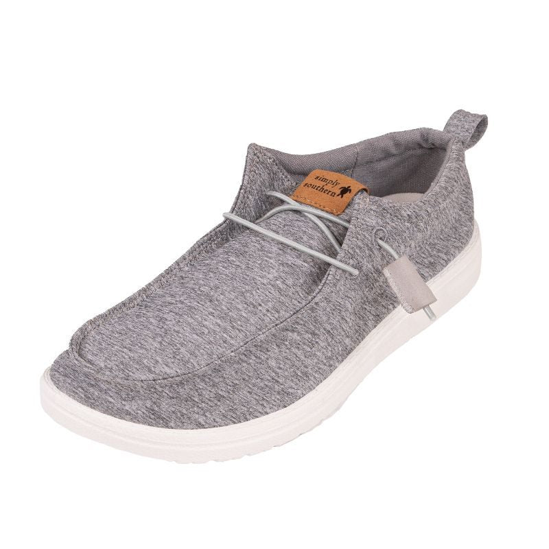 FINAL SALE - Simply Southern - Slip On Sneaker Shoes - Grey