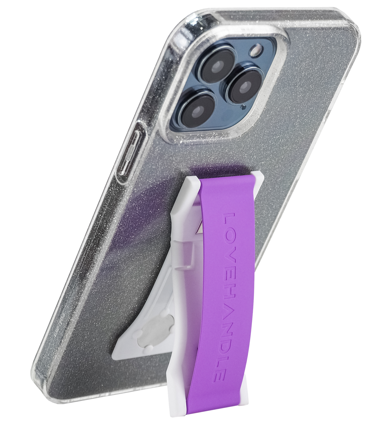 LoveHandle PRO Silicone Phone Grip - Electric Purple