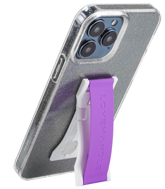 LoveHandle PRO Silicone Phone Grip - Electric Purple