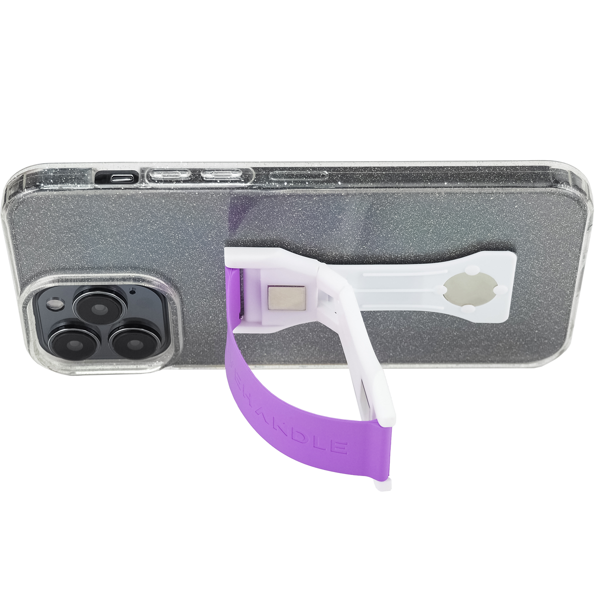 LoveHandle PRO Silicone Phone Grip - Electric Purple