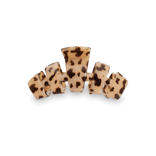 TELETIES - Classic Medium Hair Clip - Blonde Tortoise
