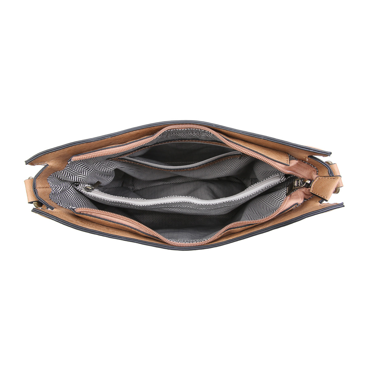 The Corrine Concealed Carry Crossbody Bag - Brown