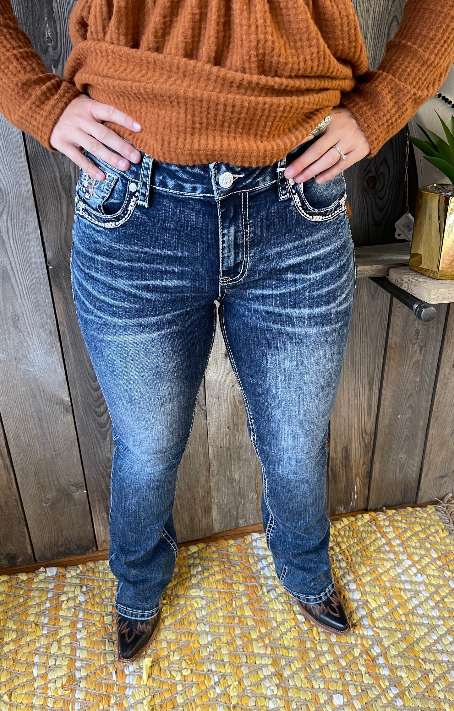 Grace In LA "Desert Dreamer" Easyfit Boot Cut