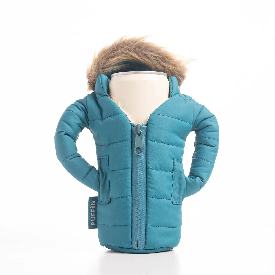 Puffin Can & Bottle Cooler Parka - TEAL