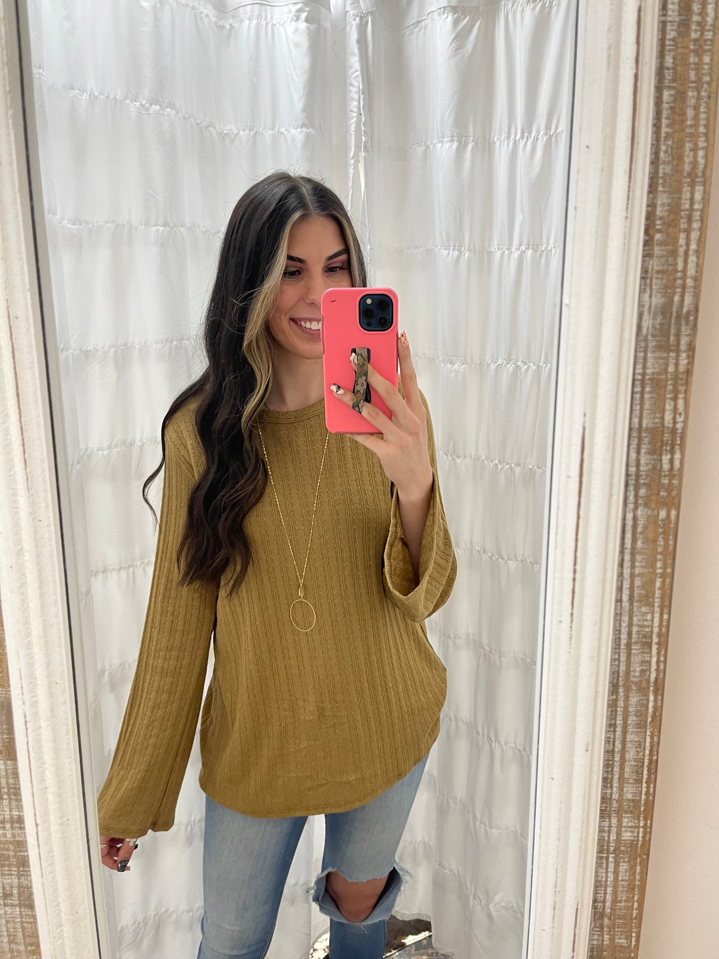 The Kayleigh Top - Dijon