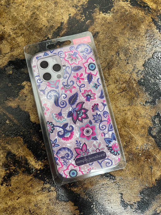 FINAL SALE - Simply Southern - iPhone 12 Pro Case - Bloom