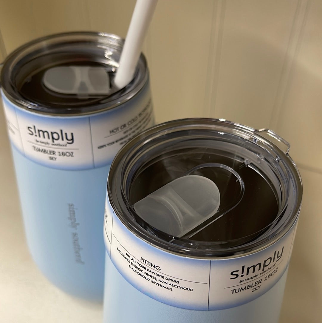 Simply Southern - Tumbler 16oz - Sky