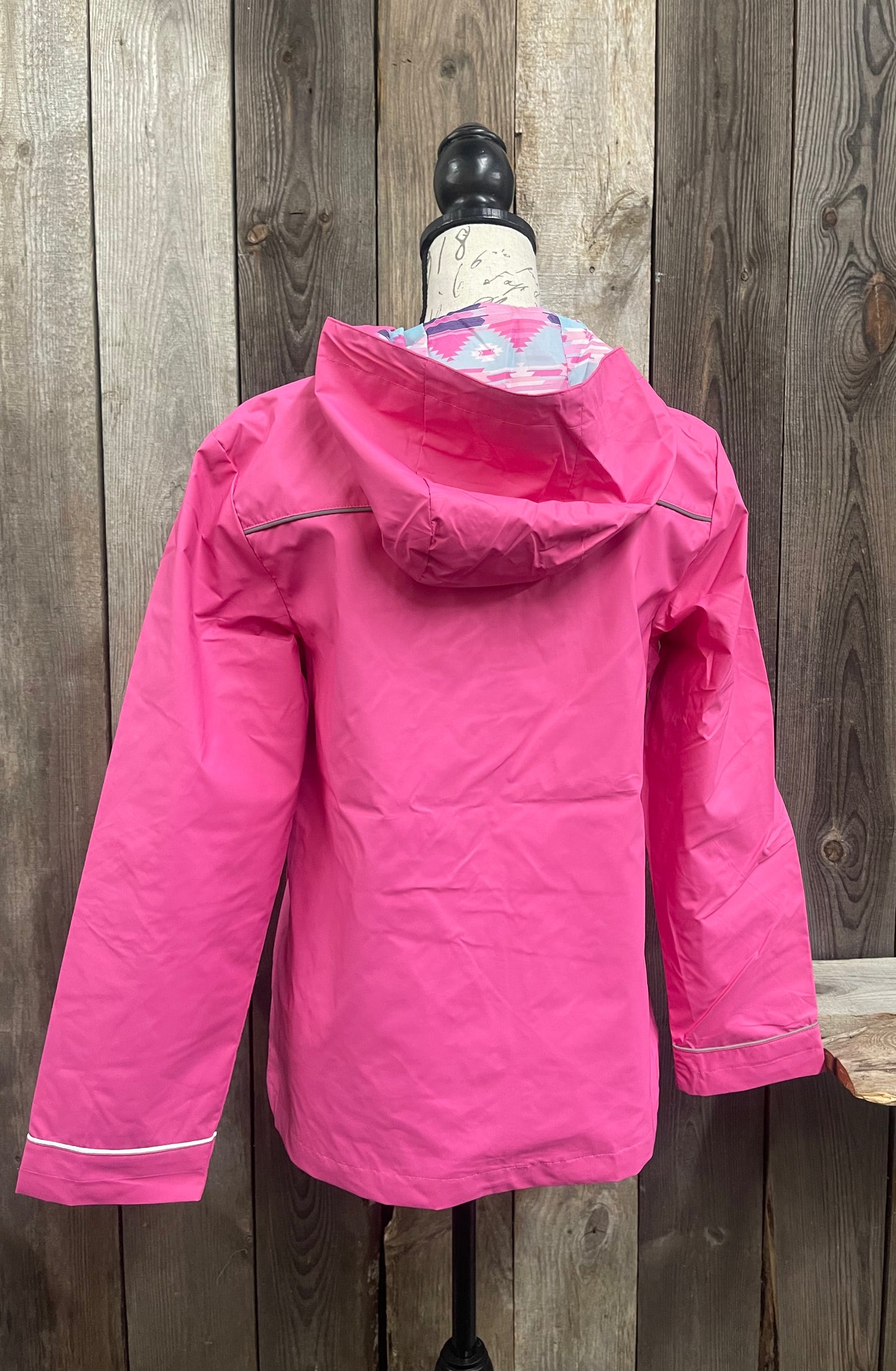 FINAL SALE - Simply Southern - Full Zip Rain Jacket - Berry