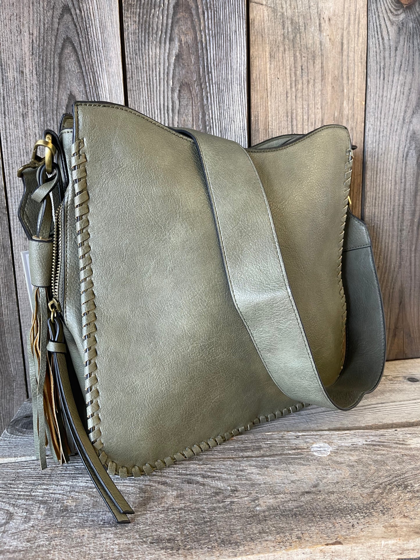 The Corrine Concealed Carry Crossbody Bag - Olive