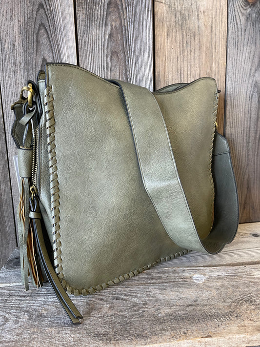 The Corrine Concealed Carry Crossbody Bag - Olive