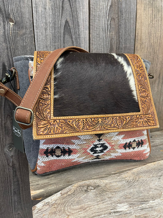 Myra Bag - Sansa Lopez Leather & Hair-On Bag