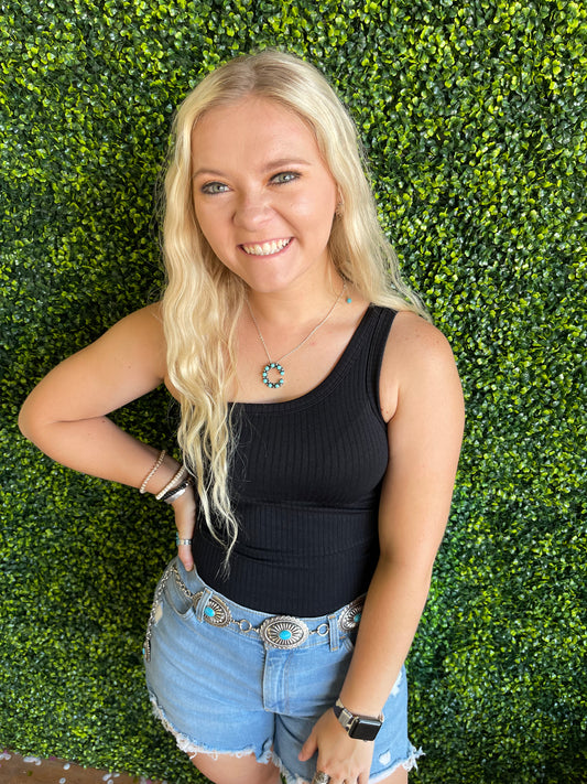 The Carleigh Bodysuit - Black