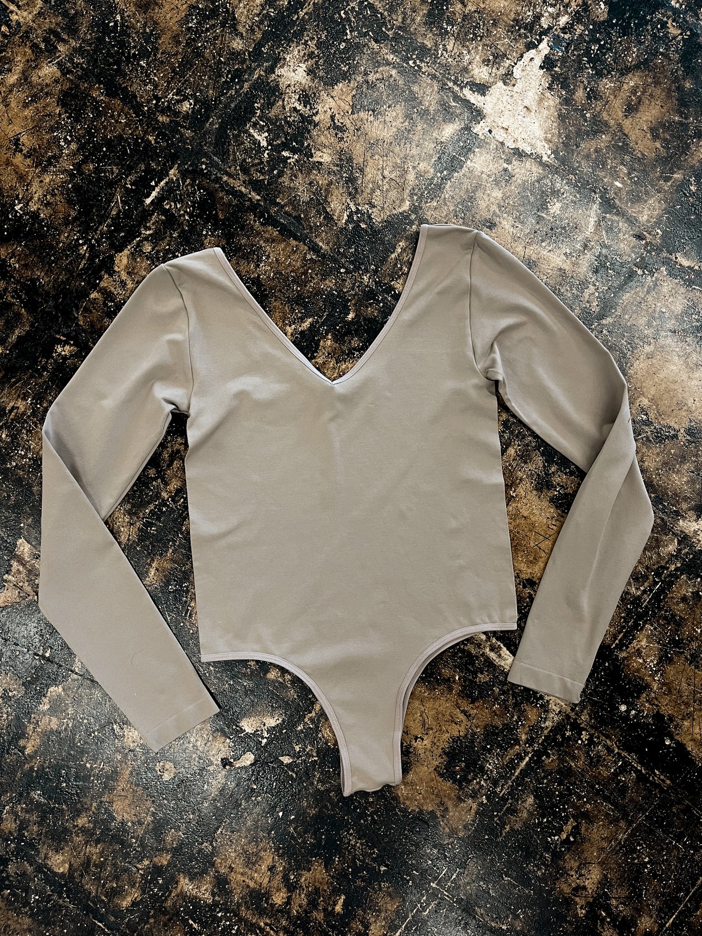 The Logan OS L/S Bodysuit - Lt Mocha
