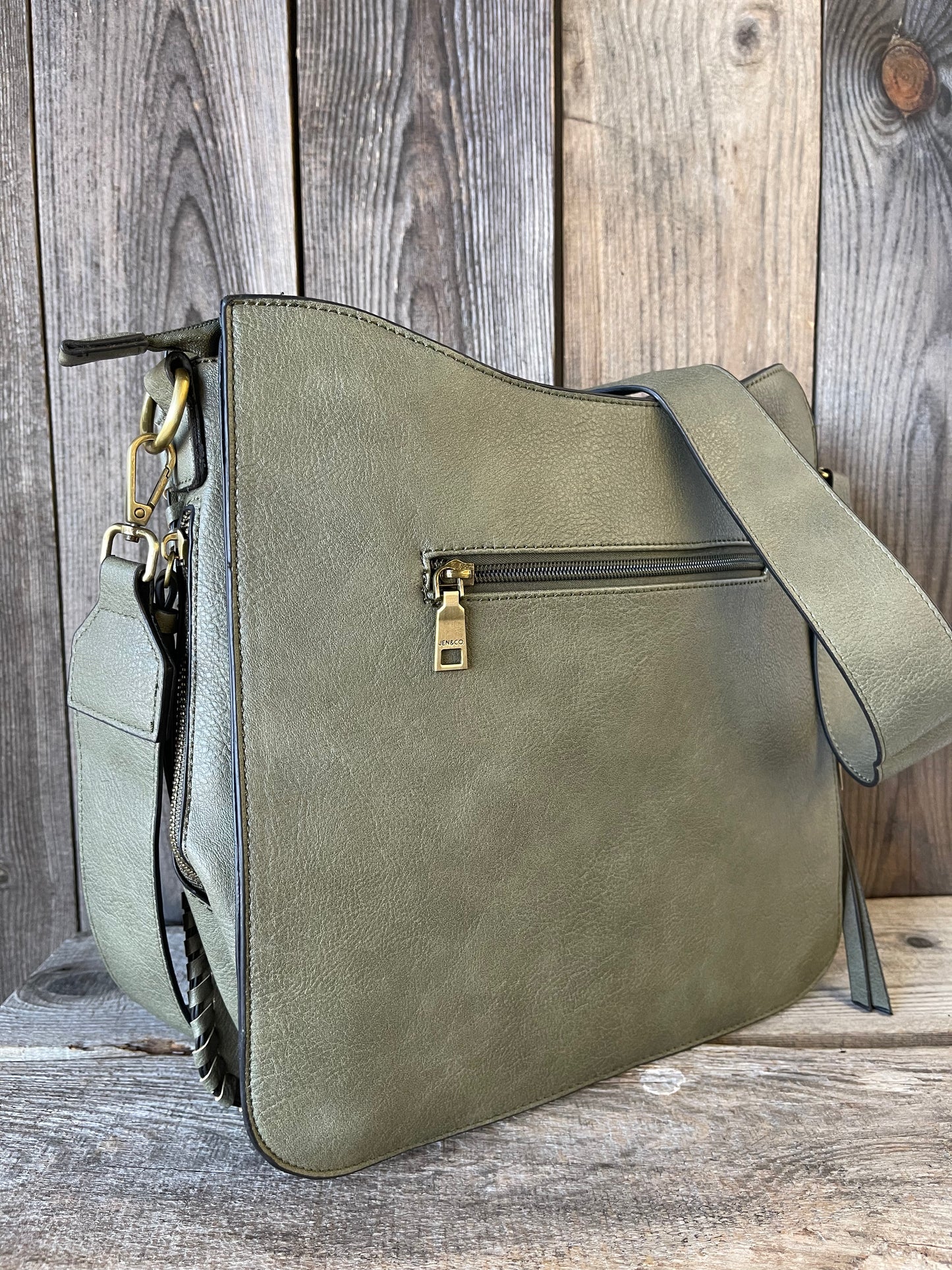 The Corrine Concealed Carry Crossbody Bag - Olive