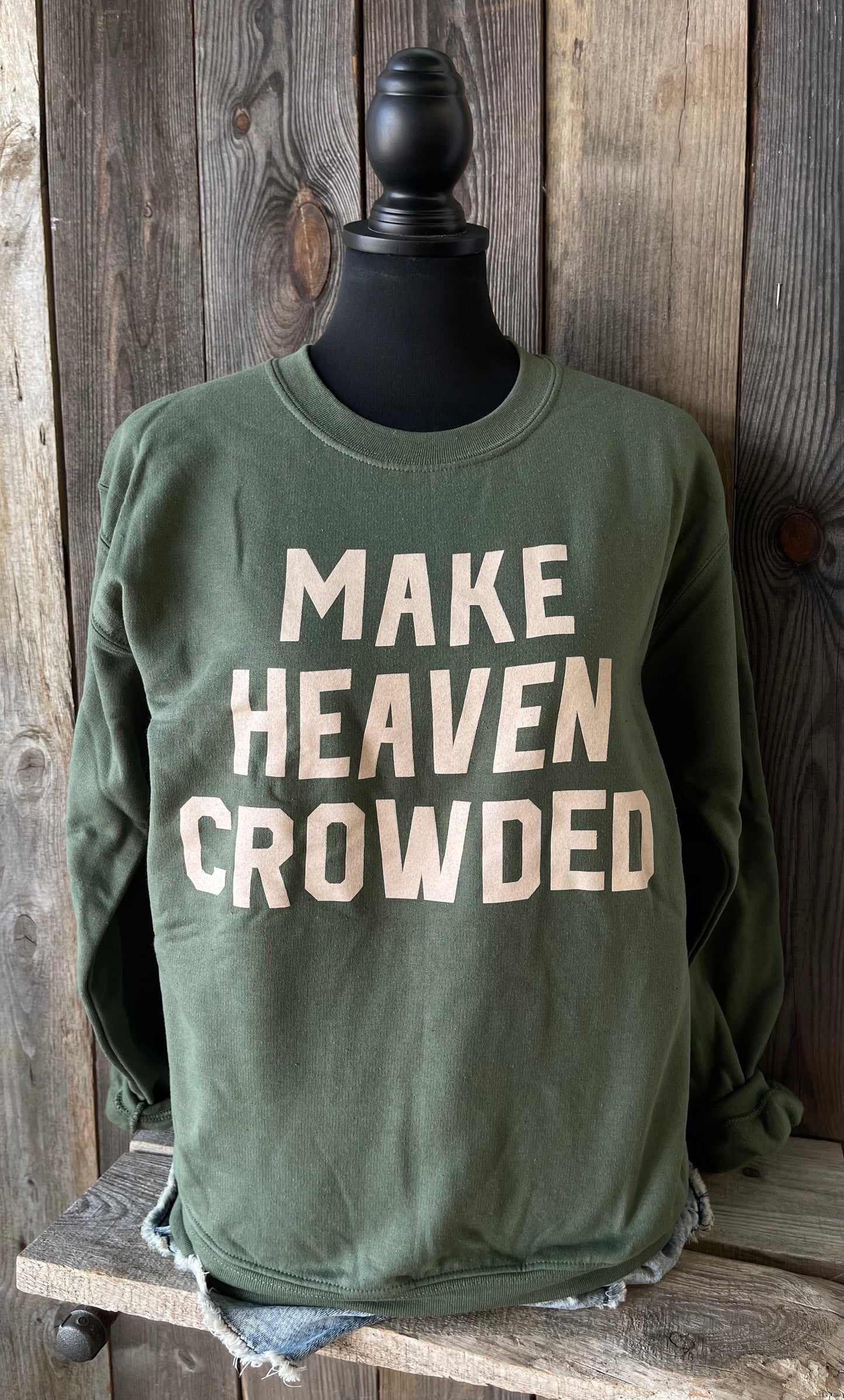 The Make Heaven Crowded Sweatshirt - Olive