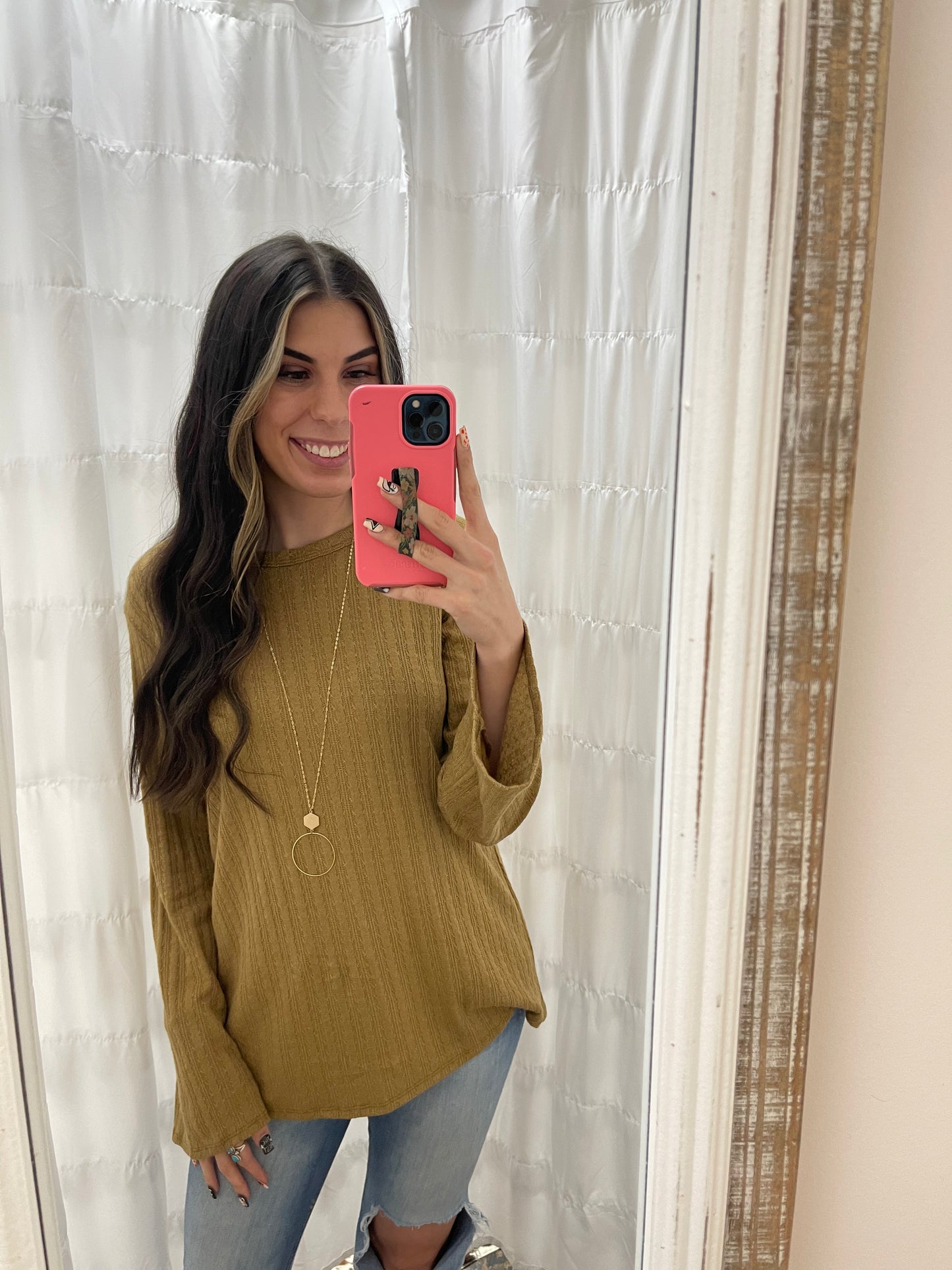 The Kayleigh Top - Dijon