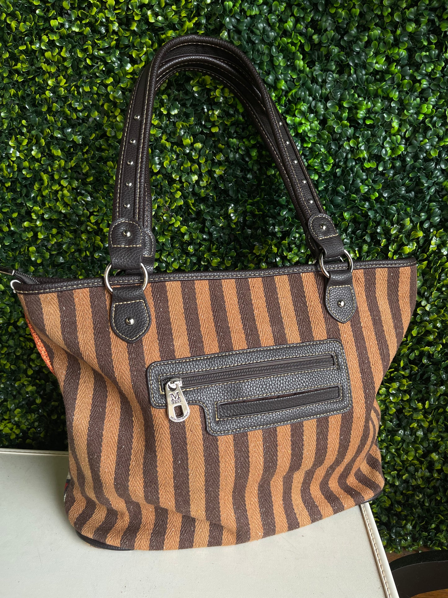 Montana West Aztec Canvas Tote Bag