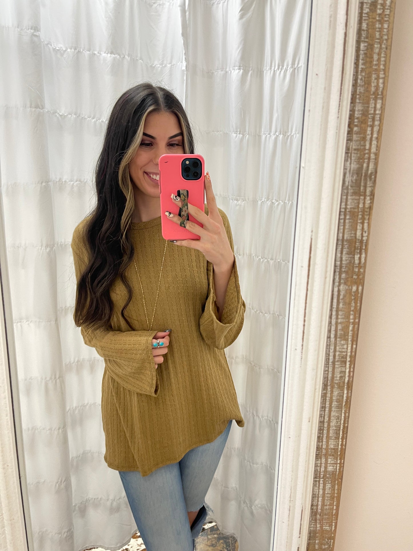 The Kayleigh Top - Dijon