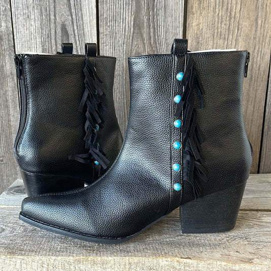 FINAL SALE - Crazy Train - Boujee Babe Booties - Black
