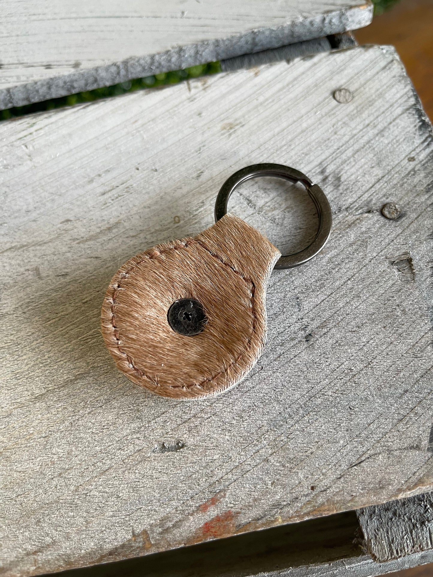 Montana West Hair-On Cowhide Cowboy Boots Key Fob/Chain