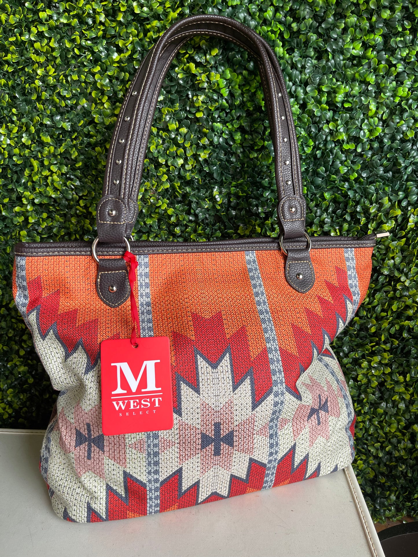 Montana West Aztec Canvas Tote Bag