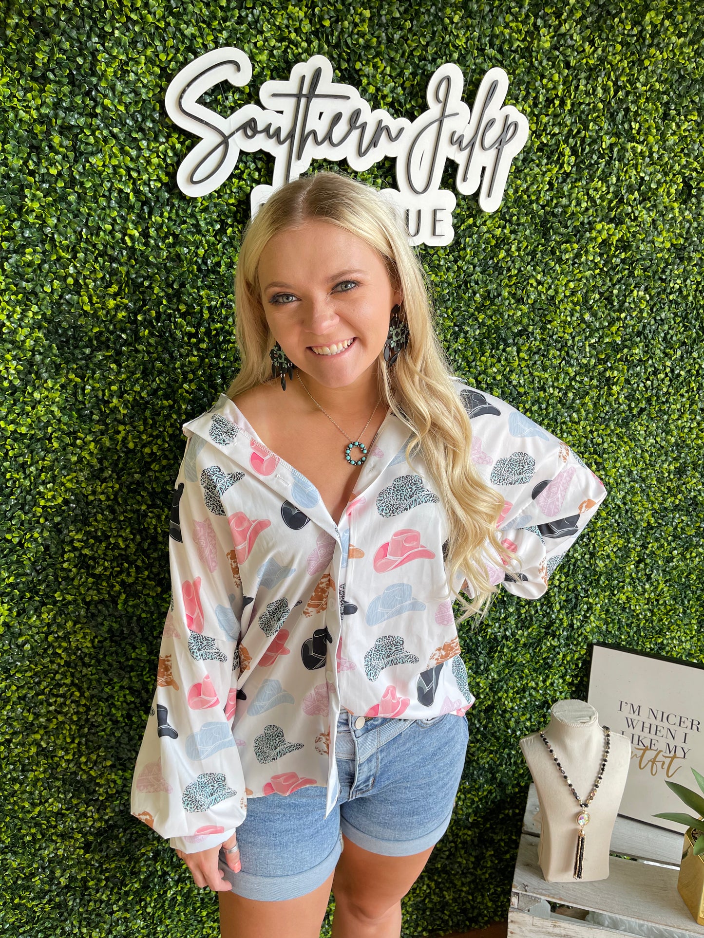 The Cowgirl Cutie Button Up