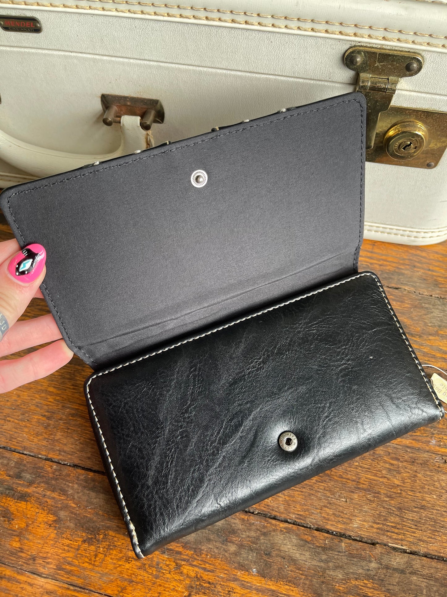 Montana West Studs Collection Wallet - Black