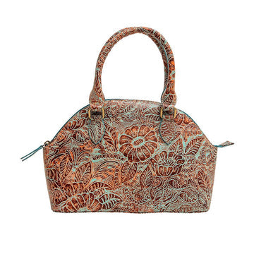 Myra Bag - Ebenezer Tooled Leather Bag