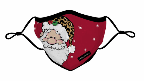 Simply Southern - Youth Holiday Mask - Santa